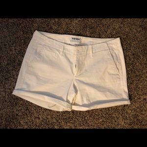 Old Navy white shorts.